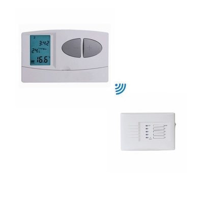 เครื่องควบคุมอุณหภูมิแบบดิจิตอลสีขาว 7 วันโปรแกรมควบคุมอุณหภูมิ Thermostat