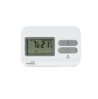 จอแสดงผลอุณหภูมิการควบคุมอุณหภูมิที่ไม่สามารถตั้งโปรแกรมหม้อต้มน้ำร้อน Thermostat ห้องทำความร้อน
