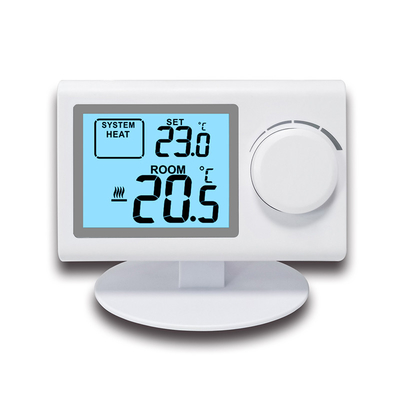 หน้าจอ LCD เครื่องทำความร้อนแบบตั้งพื้น Electronic Wireless Wall Thermostat, RF Room Thermostat For Home