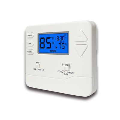 Riseem Wall or Junction Box Mounting Programmable Room Air Conditioning Thermostat with Energy-Saving Feature