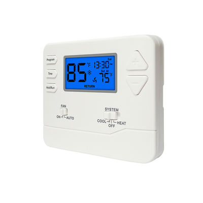 Riseem 24 VAC Electronic Room 7 Day Thermostat for Temperature Control Ranges 44°F 90°F 7°C 32°C and Easy Installation