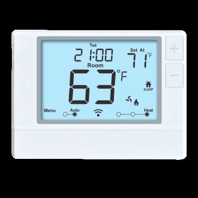 Coiiwsei Non Programmable Simple Thermostat with NTC Sensor and Blue Backlight for Precise Temperature Control