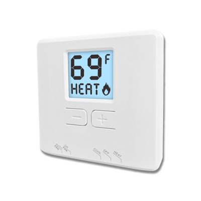 Riseem 1 Heat / 1 Cool Stages H/C -Conventional Automatic Thermostat for Energy Saving