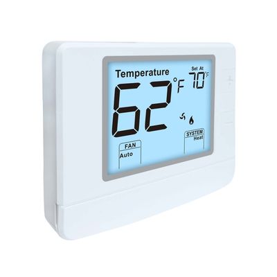 Riseem Conventional Wired Room Thermostat with 1H/1C Heat Pump Stages H/C RC Terminals No Auxiliary/Emergency Heat
