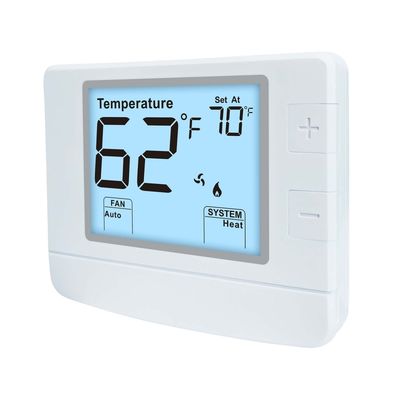 Riseem Compact Wired Non-Programmable Simple 24V Thermostat For Temperature Ranges 32°F 99°F 0°C 40°C Space-Saving Design