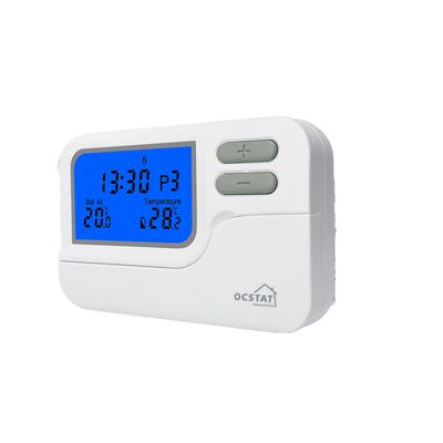 Green Backlight Digital Room 7 Day Programmable Thermostats 230V User Friendly Digital Temperature Controllers Designed for Climate Control