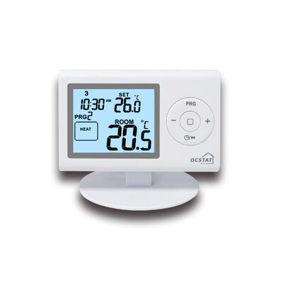 7 Day Programmable Digital RF Thermostat Controller Wall-mounted Solution Offering Climate Control for Various Environments