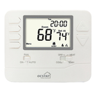 White Backlight Digital HVAC Non-programmable Thermostat For Home / Electronic Heat Pump Thermostat