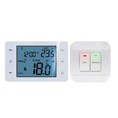 Weekly Programmable Smart Home Touch Screen Wireless Room Thermostat