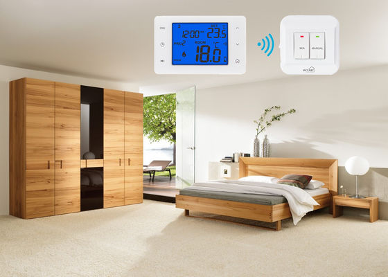 Weekly Programmable Smart Home Touch Screen Wireless Room Thermostat