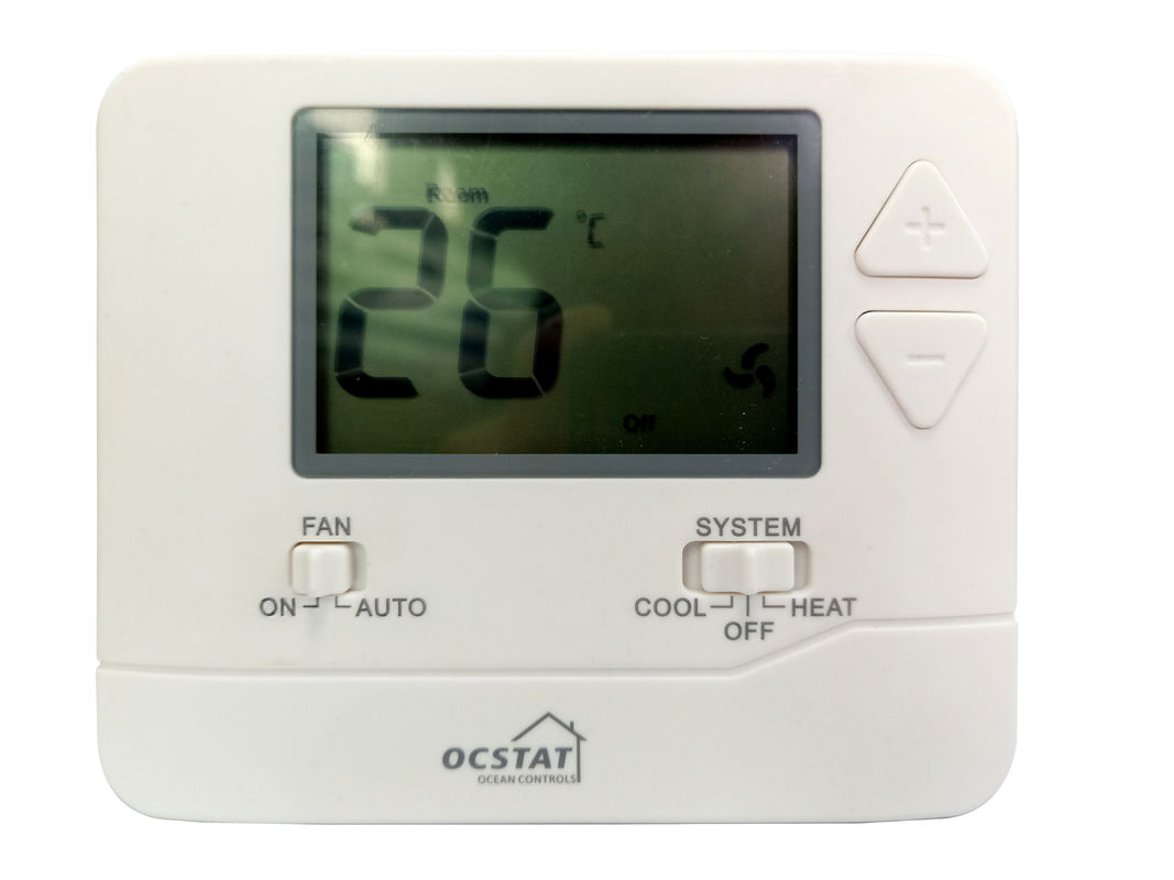 24V Non Programmable Thermostat With 1 Heat / 1 Cool Stages OEM / ODM
