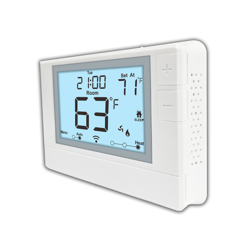 Coiiwsei Non Programmable Simple Thermostat with NTC Sensor and Blue Backlight for Precise Temperature Control