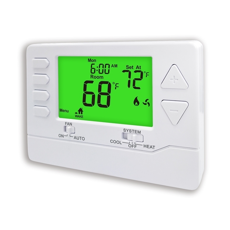 ±1C Accuracy Wired Programmable Thermostat for HVAC System Energy Efficiency and Control