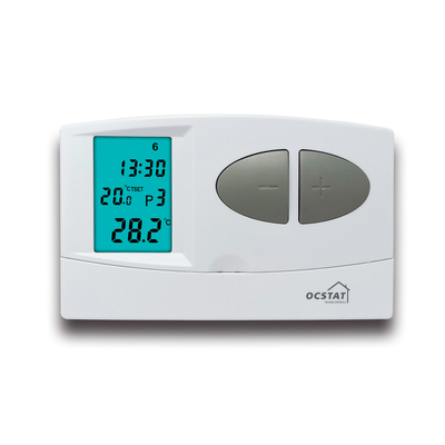C7 / ST7RF เครื่องส่ง / รับสัญญาณ RF Thermostat แบบไร้สาย 7 วันตั้งโปรแกรมได้