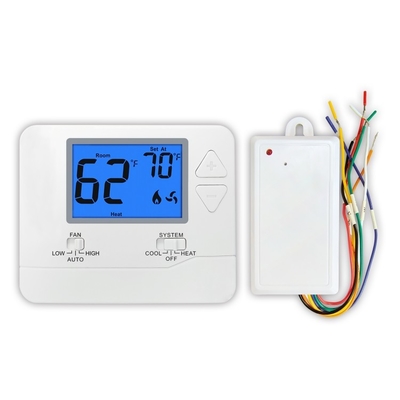 Riseem ABS กันไฟ พื้นฐานห้องดิจิทัล PTAC เครื่องเชื่อมต่อไร้สาย Smart Home เทอร์โมสตัต์ ความร้อนและความเย็น EMC FCC