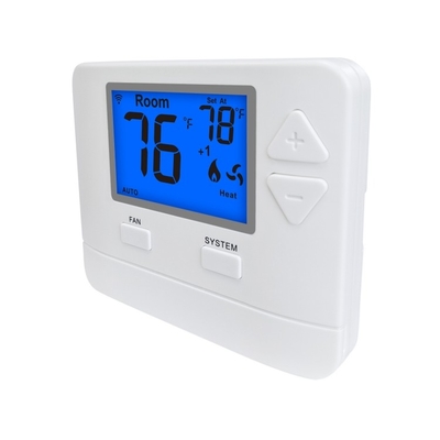 Riseem ดิจิตอล ปั๊มความร้อนที่ไม่สามารถโปรแกรมได้ WiFi Smart HVAC TUYA เทอร์โมสเต็ตสําหรับเครื่องปรับอากาศ