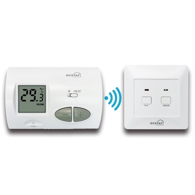 ระบบควบคุมอุณหภูมิแบบดิจิตอล LCD Display Thermostat พร้อม LED System Indicator