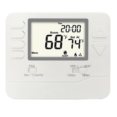 Riseem 24V อิเล็กทรอนิกส์ ไม่สามารถเขียนโปรแกรมได้ ห้องอากาศปรับอากาศ ปั๊มความร้อน เทอร์มาสตัตต์สําหรับบ้าน