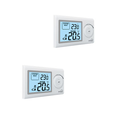 Riseem 230V ห้องติดสาย HVAC เทอร์โมสแตตบ้านที่ไม่สามารถโปรแกรมได้ ด้วยระดับการป้องกัน IP20