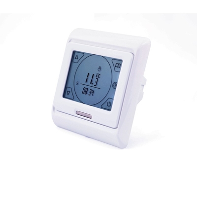 ทัชสกรีนตั้งโปรแกรมเครื่องทำความร้อนใต้พื้น Thermostat Digital Temperature Controller