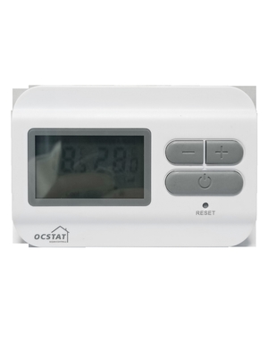 เทอร์โมสตัทควบคุมอุณหภูมิห้องแบบ LCD สำหรับระบบทำความร้อนใต้พื้นแบบไม่ตั้งโปรแกรมได้