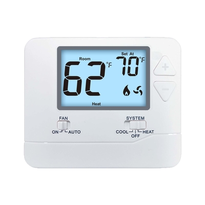 24V STN701 LCD Display เทอร์โมสตาร์ดิจิตอลที่ไม่สามารถเขียนโปรแกรมได้ สําหรับเครื่องปรับอากาศ