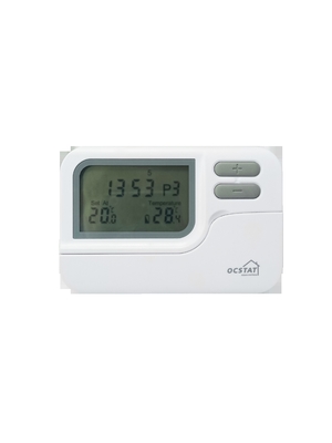 เทอร์โมสแตตห้องที่ติดสายปรับได้ สําหรับบ้าน 0.5C การตั้งอุณหภูมิ ABS Housing