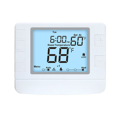 เทอร์โมสตัทอัจฉริยะสำหรับบ้านแบบตั้งโปรแกรมได้อิเล็กทรอนิกส์ 24V สำหรับเครื่องปรับอากาศ