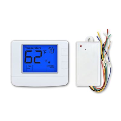 24V Wireless Room PTAC WIFI TUYA Thermostat พร้อมจอ LCD และสไตล์ HEAT/COOL
