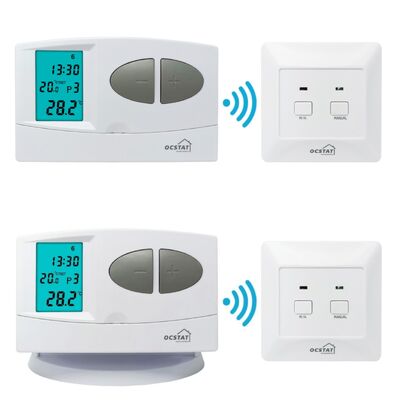 Receiver 230VAC 50HZ Wireless RF programmbale Thermostat RF Boiler 7 Day Thermostat Programmable Wireless Thermostat for Energy Management