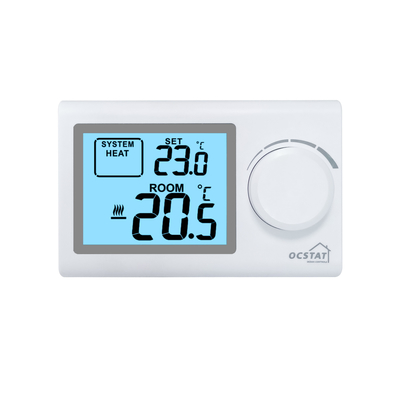 Riseem ขาว LCD Ocstat ไดจิทัลไบเลอร์ ไม่ - โปรแกรมเทอร์โมสแตต ด้วยการรับประกัน 1 ปี