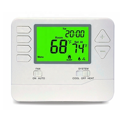 5/1/1 Thermostat HVAC แบบตั้งโปรแกรมได้สำหรับระบบปรับอากาศ