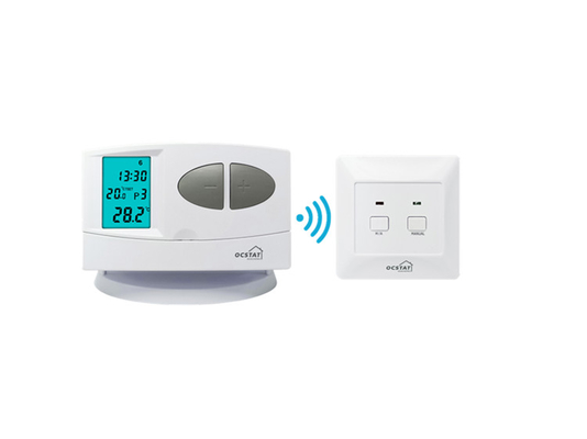 Riseem เครื่องปรับอากาศ ปรับควบคุมการทําความร้อน hvac RF 7 วัน ระบบเทอร์โมสเต็ปที่สามารถเขียนโปรแกรมได้สําหรับหม้อแก๊ส
