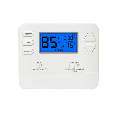 Riseem 1 Heat / 1 Cool 1°C ความแม่นยํา 24V โปรแกรมได้ HVAC Thermostat
