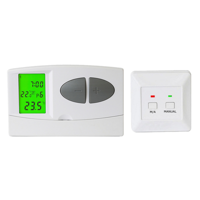 Blue Backlight Radio Frequency Thermostat 230V สำหรับเครื่องทำน้ำอุ่น