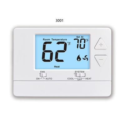 Reseem สีขาว ไม่สามารถเขียนโปรแกรมได้ 24V อิเล็กทรอนิกส์ ห้องเทอร์โมสเต็ต ด้วยเซ็นเซอร์ NTC