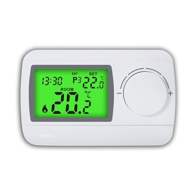 Riseem 230V LCD โปรแกรมได้ อิเล็กทรอนิกส์ ห้องเทอร์โมสเต็ต ด้วยเซ็นเซอร์ NTC