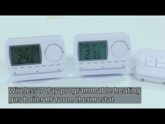 E7RF 230V ABS ไร้สายหม้อต้มแก๊สห้องเทอร์โมเซ็นเซอร์ NTC สำหรับทำความร้อนใต้พื้น